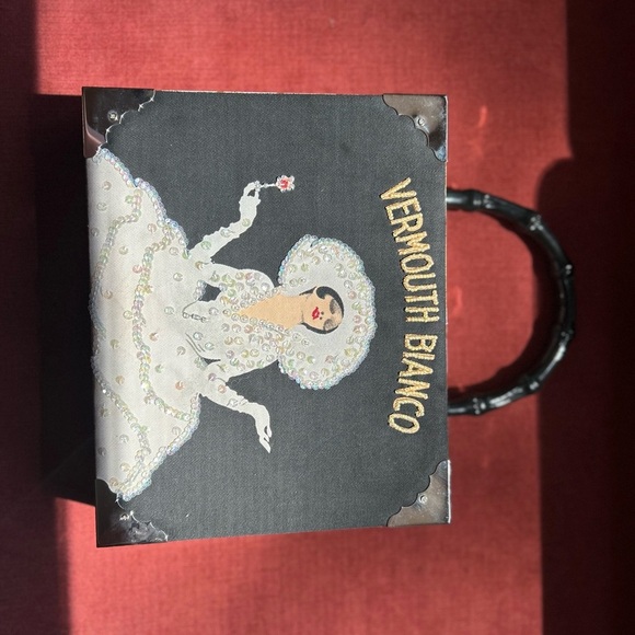 Vermouth Bianco Art Deco Cigar Box Purse - Picture 14 of 16